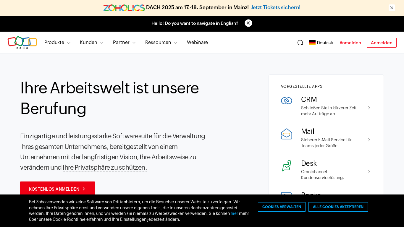 Zoho Affiliate Program