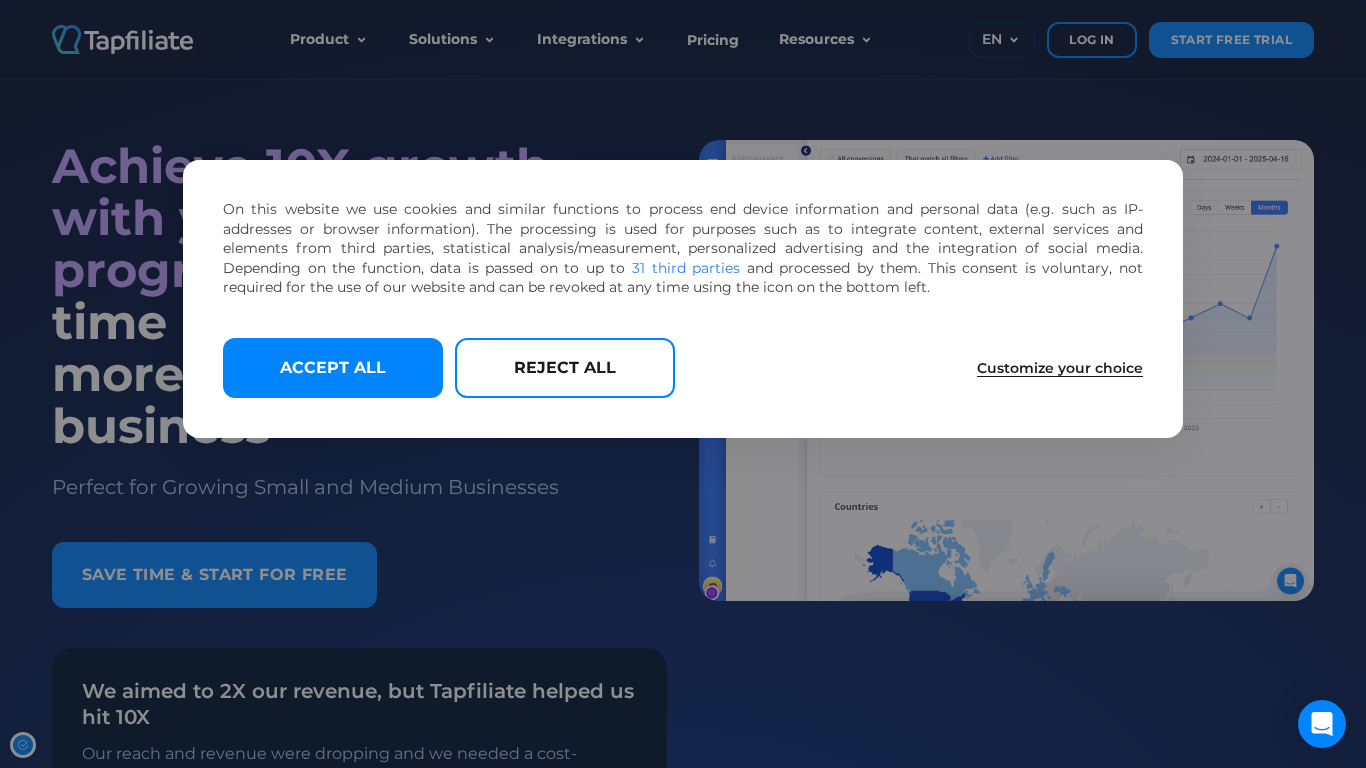 Tapfiliate Affiliate Program