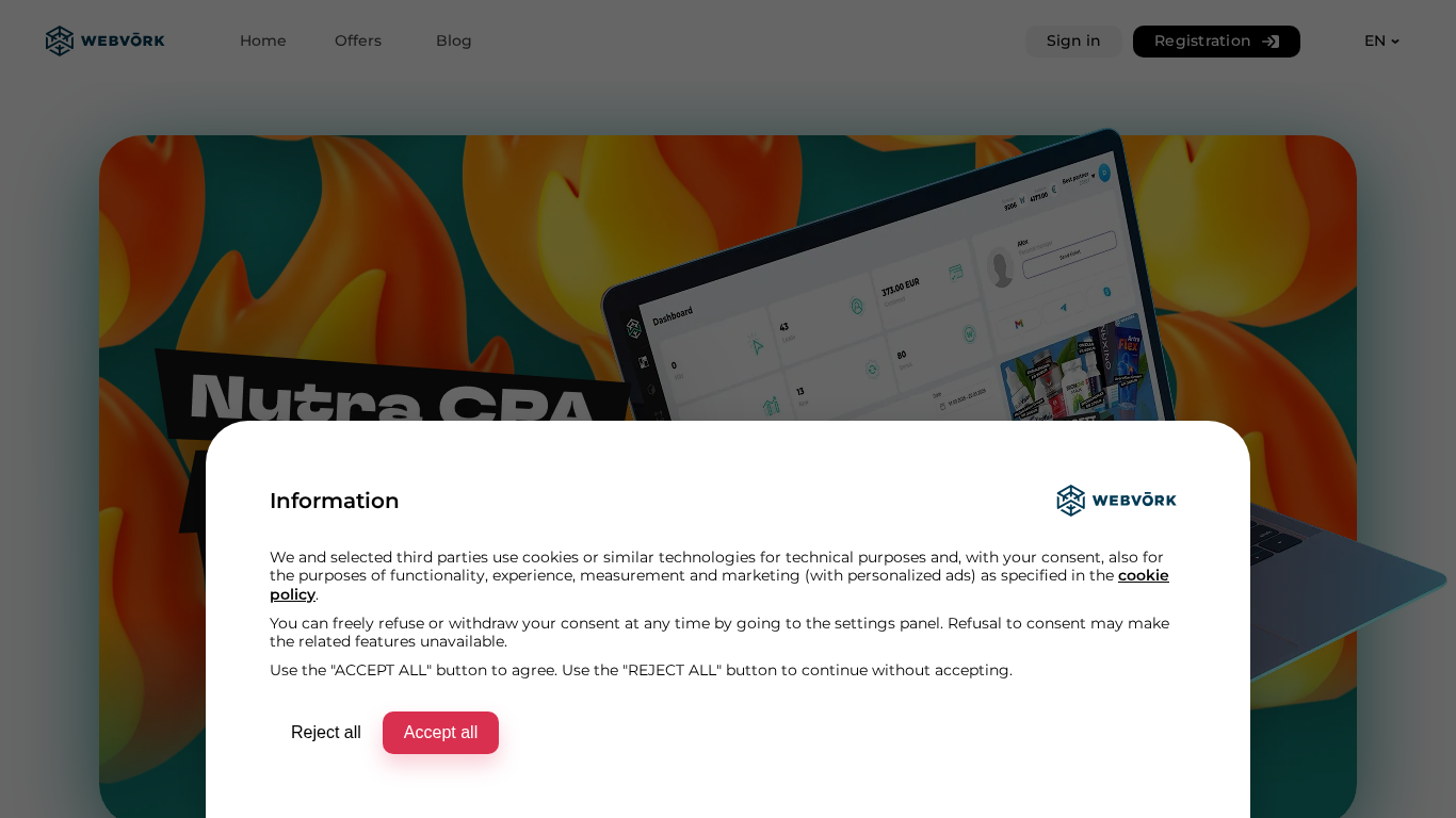 Webvork Affiliate Program