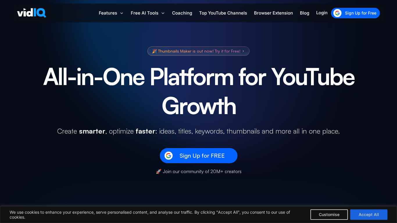 vidIQ Affiliate Program