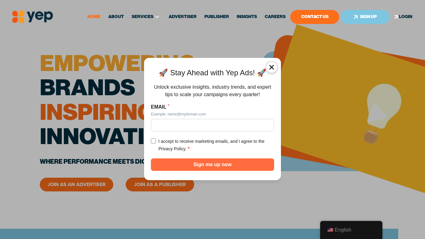 Yep Ads Affiliate Program