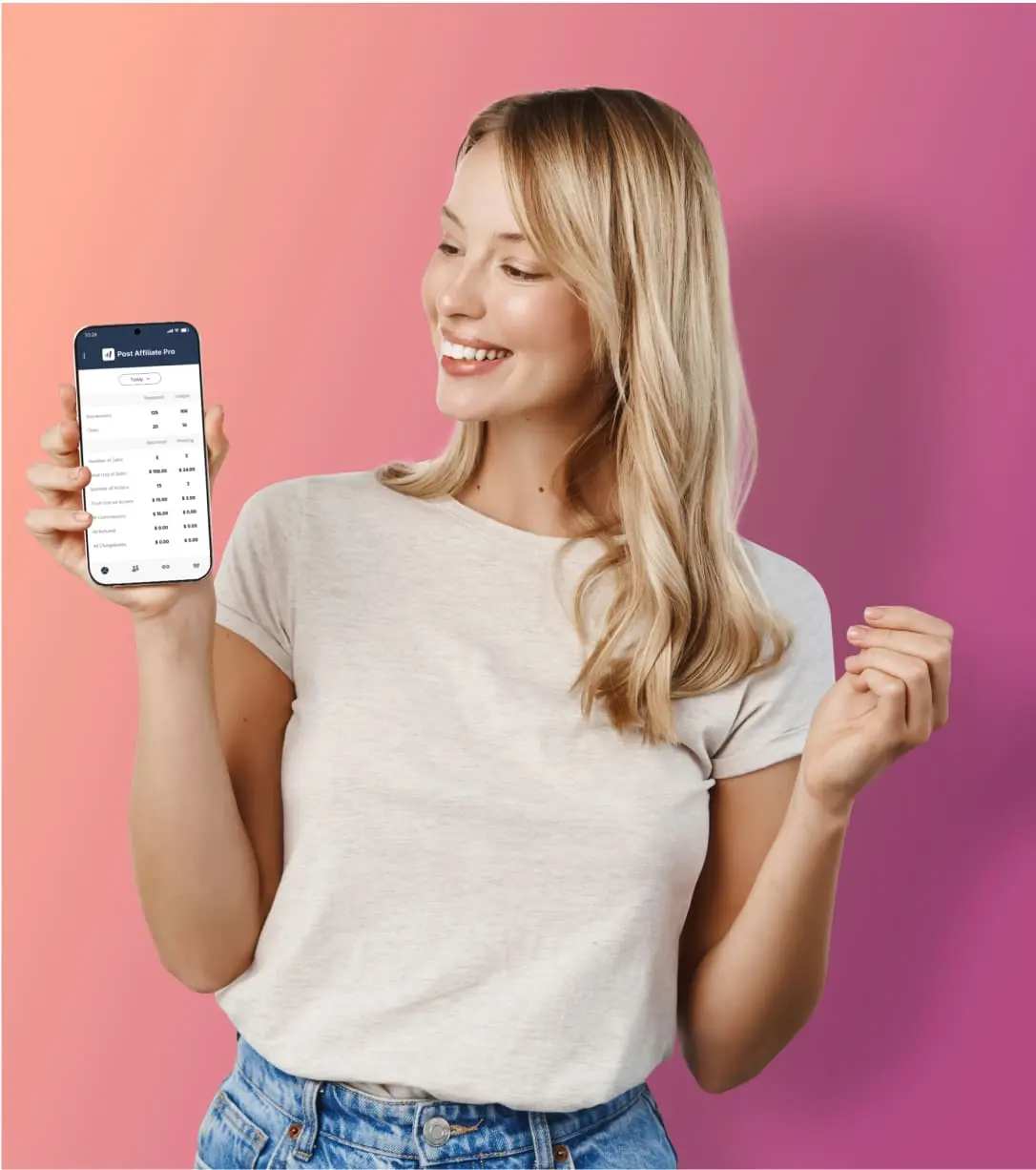 Manage your affiliates on the go with the free Post Affiliate Pro mobile app.