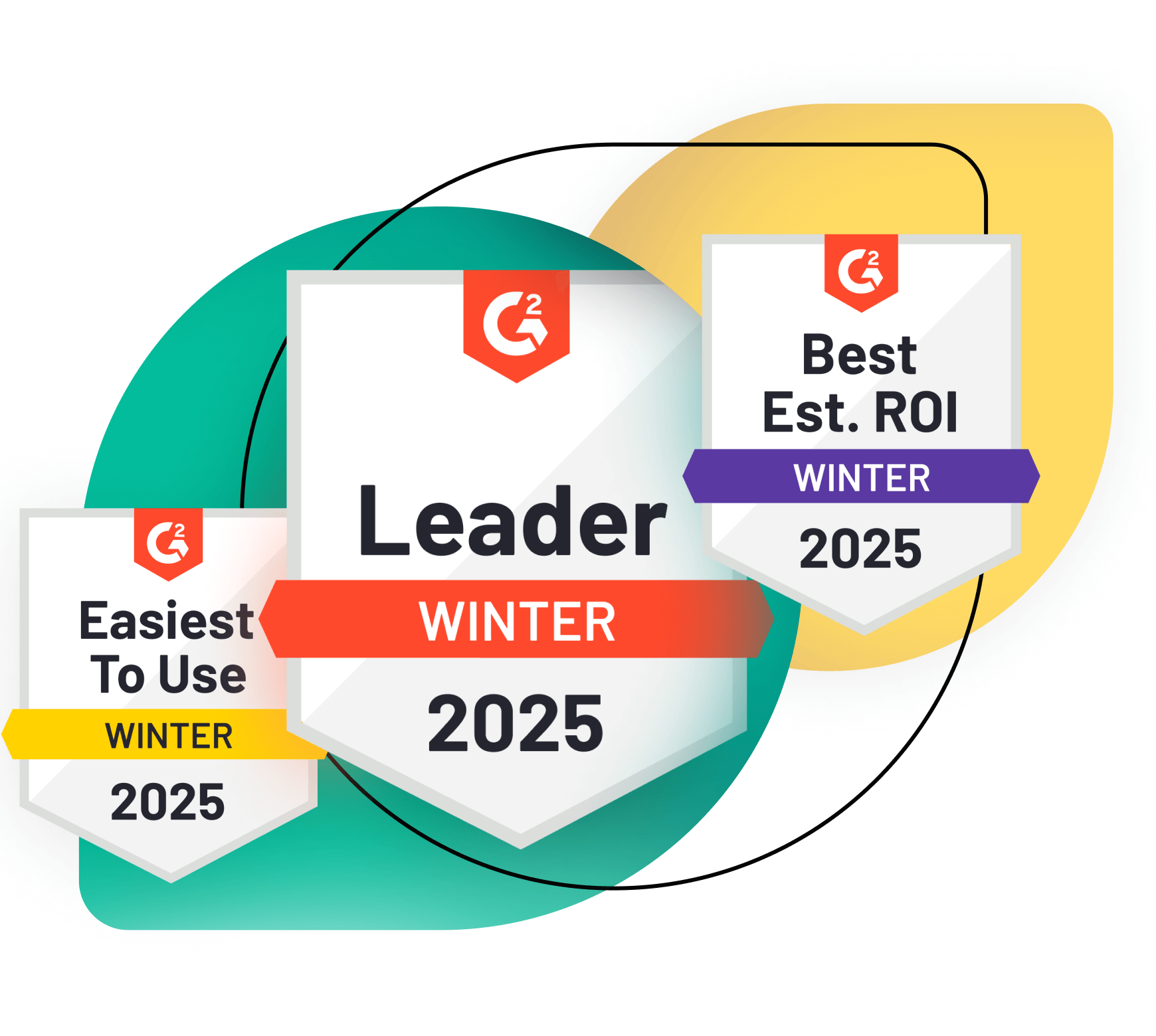 A showcase of our 2025 awards from G2.